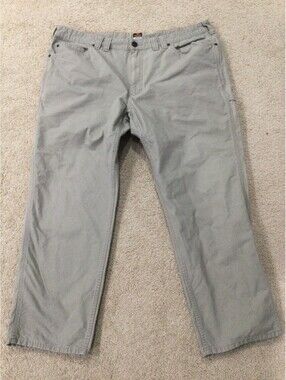 Ridgecut Toughwear Mens Carpenter Work Pants Size 46X32 Khaki Utility